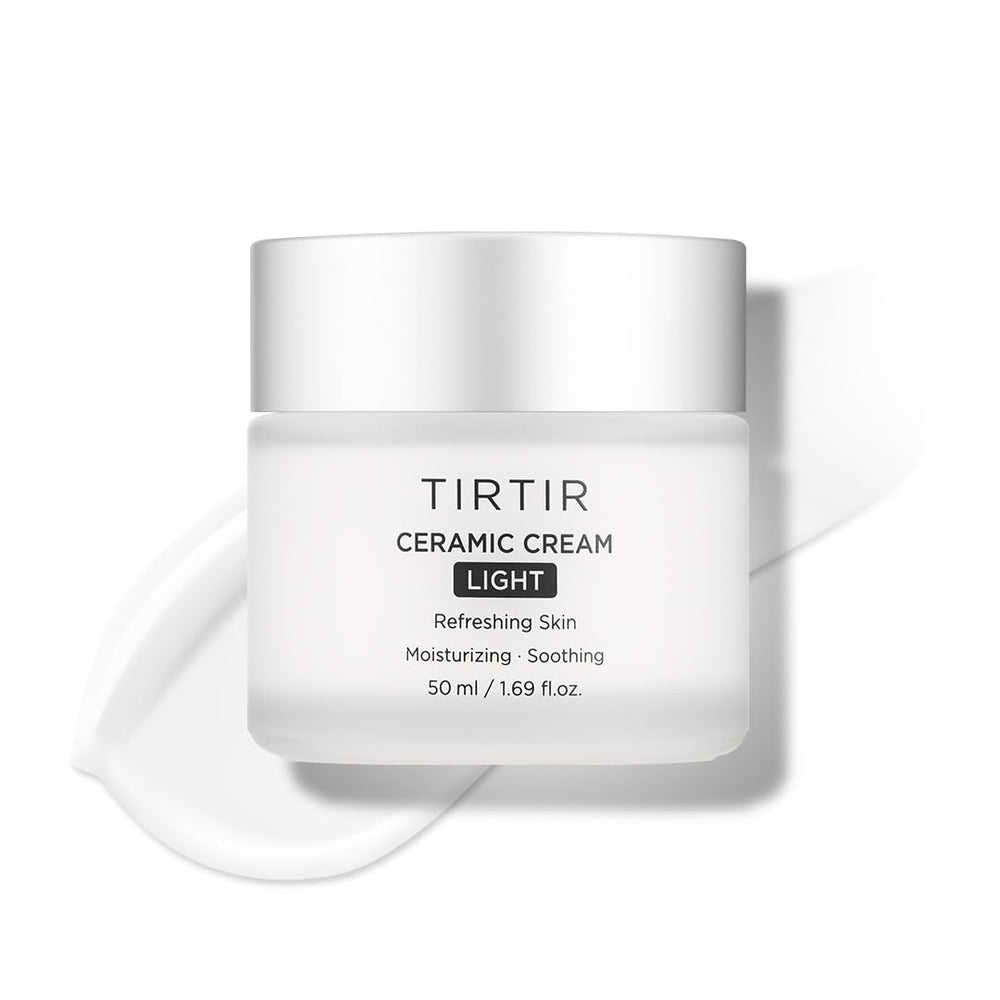 TIRTIR Ceramic Cream Light jar front for dry skin hydration