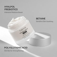 TIRTIR Ceramic Cream Light night-application demonstrates easy nighttime care