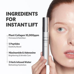 TIRTIR Collagen Lifting Eye Cream packaging highlighting premium daily eye care.