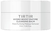 TIRTIR Hydro Boost Enzyme Cleansing Balm bottle close-up for gentle makeup removal and hydration.