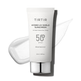 TIRTIR Hydro UV Shield bottle with lightweight SPF protection.