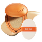 TIRTIR Mask Fit AI Cushion bottle close-up showing semi-matte finish for natural look.