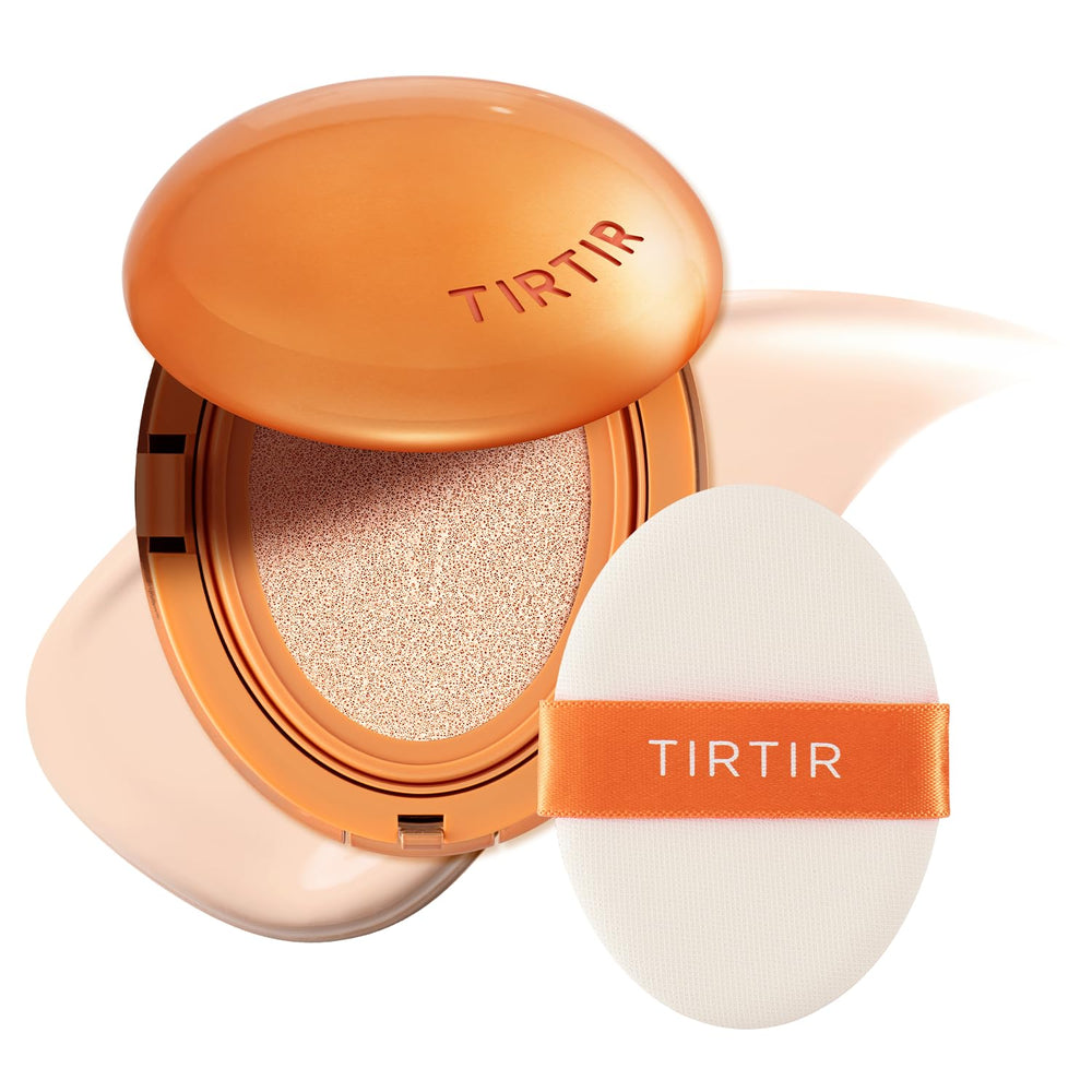 TIRTIR Mask Fit AI Cushion compact open for portable, quick-flawless base makeup