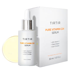 TIRTIR Pure Vitamin C 24% serum bottle for brightening skincare routine.