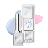 TIRTIR Water Mellow Lip Balm icy blue bottle showing hydration benefits