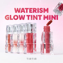 TIRTIR Waterism mini gloss Mauve Rose on lips for natural tint and sheen