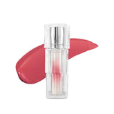 TIRTIR Waterism tinted lip gloss in Muty Rose mini, showing glossy moisture.