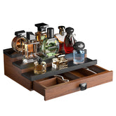 TIRYIUOU three-tier Cologne Organizer displays 12+ bottles at a glance, simplifying selection.