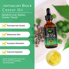 Tiuedu hair-growth oil amber bottle promotes stronger-looking hair and scalp care