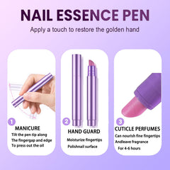 TIUSUTA Ceramic Tip smooths cuticles gently.