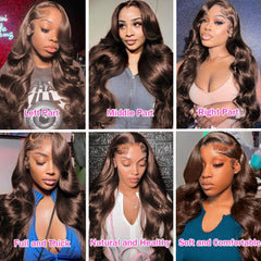 Tiwugi true-length human hair lace front wig for easy styling.