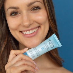 TiZO Mineral Sun Defense SPF 50 delivers UVA/UVB protection in reef-friendly formula.