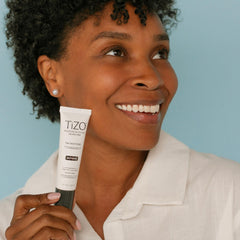 TIZO Photoceutical PM Restore serum dropper detail enables precise dosing