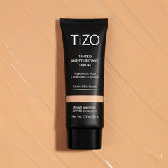 TIZO shade Light-Medium swatch on skin for even-toned finish