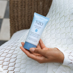 TiZO Ultra Zinc texture closeup reveals creamy, hydrating feel