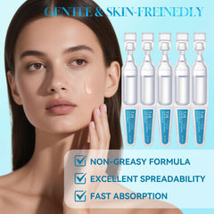 TJE Lightweight serum texture on skin, quick non-greasy absorption