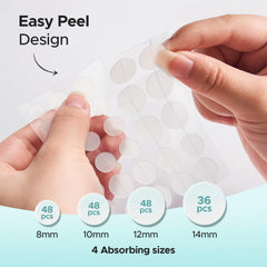 TKTK hydrocolloid patches 10mm cover moderate blemishes with firm adhesion for overnight wear