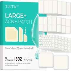 TKTK large pimple patches seven sizes for versatile blemish coverage