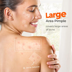 TKTK large patch on chest protects and smooths the look of skin