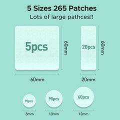 TKTK pimple patch 20x60mm provides broad coverage for larger breakouts.