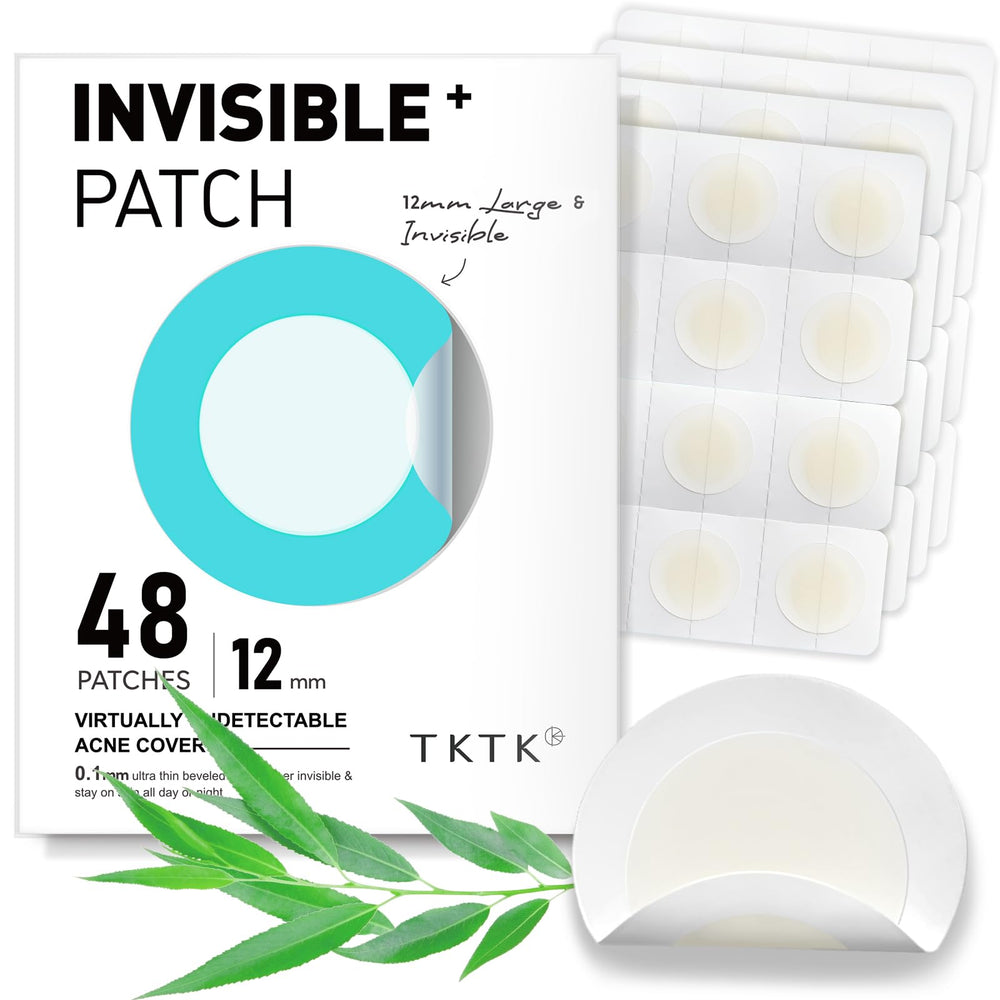 TKTK Pimple Patches with 12mm coverage for discreet daytime use.