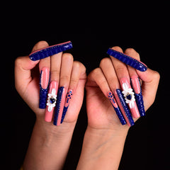 Tmani nail glue and file included for quick, precise application.