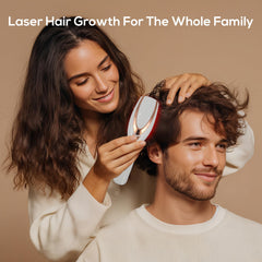 TMOSSO Laser Therapy Hair Growth Comb features ergonomic design for comfortable use