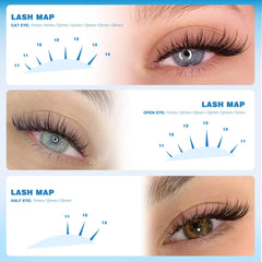 TNFVLONEINS DIY lash extensions 180pcs kit for easy at-home application.