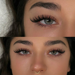 TNFVLONEINS manga lashes 5D volume for bold evening eyes
