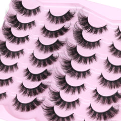 TNFVLONEINS soft cotton-band lashes ensure comfortable wear during long days.