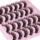 TNFVLONEINS wispy false eyelashes 16mm enhance eyes with a natural, salon-like effect.