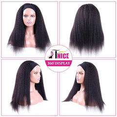 TNICE headband wig glueless cap closure offers a realistic hairline and easy wear.