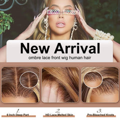 Tobeallo 13x6 HD lace front close-up highlights the transparent blend