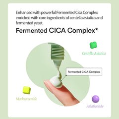TOCOBO Cica Calming Sun Serum texture drop reveals a lightweight, non-greasy feel.