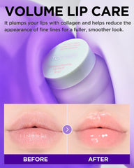 Scene of TOCOBO Lip Mask in a night routine for restful lip care.