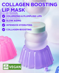 TOCOBO Collagen Lip Mask spatula application ensures even, clean coverage overnight.
