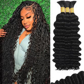 TOIJOI boho braids deep-water-wave 120g 20inch virgin hair for natural, voluminous braids.