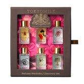 TOKYOMILK Discovery Set mini bottles for on-the-go scent exploration.