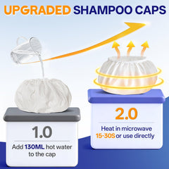 Tolnetr portable shampoo cap for easy use in care routines