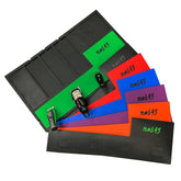 Tomb 45 magnetic mat insert closeup showing secure tool holds and spill protection