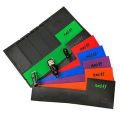 Tomb 45 magnetic mat insert closeup showing secure tool holds and spill protection