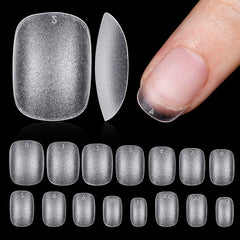 TOMICCA packaging shows 240 pieces and 15 sizes for at-home manicure setups.
