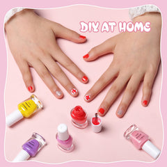 TOMICCA glitter and opaque colors for creative nail art sessions.