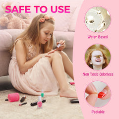TOMICCA brush application image highlights easy self-application for kids.