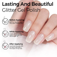 TOMICCA Soak-off UV Gel Nail Polish cap illustrates easy removal at home.