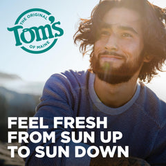 Tom's of Maine Mountain Spring deodorant front view showing natural fragrance