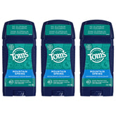 Tom's of Maine Mountain Spring deodorant pack on shelf for daily freshness