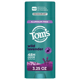 Tom's of Maine Wild Lavender deodorant bottle provides natural odor protection for daily wear.