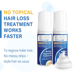 TOMUM 5% Minoxidil Foam targets crown thinning areas for fuller appearance