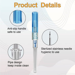 TONBAO mixed catheter needles for navel, nipple, ear and nose piercings
